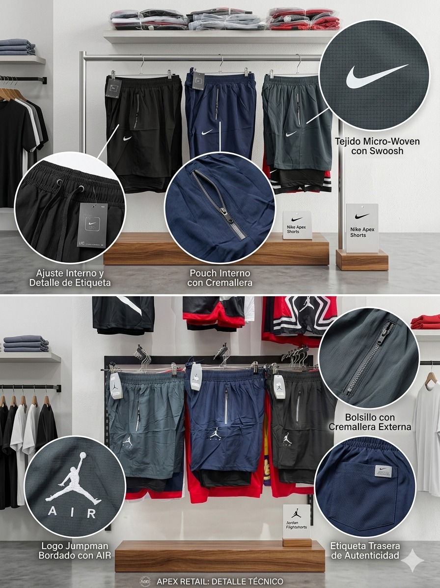 Pantaloneta Deportiva 2 en 1 Pro – Con Licra Interna y Bolsillo con cremallera🛡️